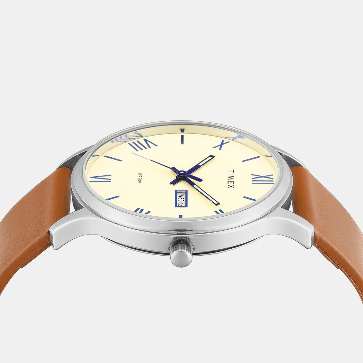 Trendline Men Quartz Beige Dial Analog Leather Watch TWTG10524