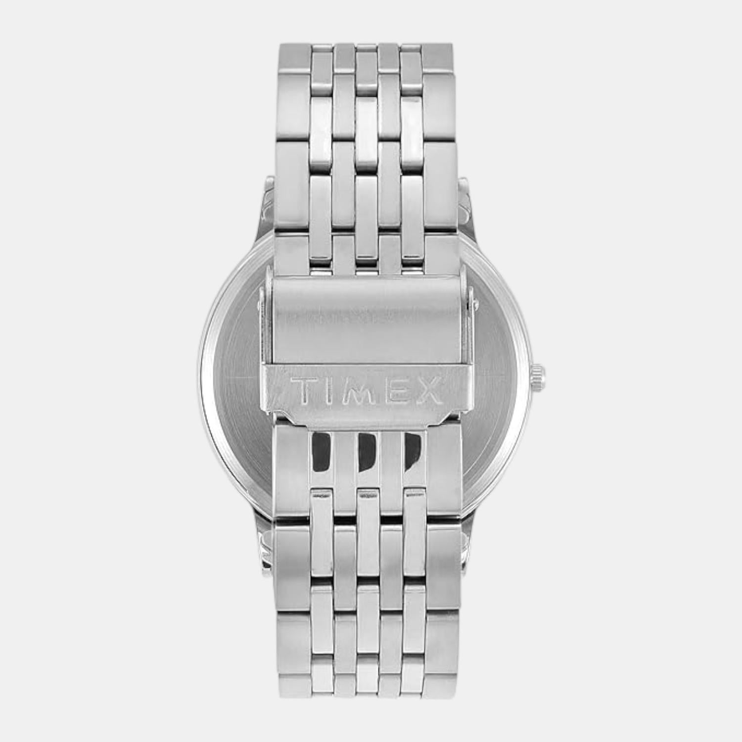 Classics Men Quartz Blue Dial Analog Stainless Steel Watch TWTG12001