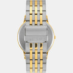 Classics Men Quartz Champagne Dial Analog Stainless Steel Watch TWTG12002