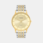 Classics Men Quartz Champagne Dial Analog Stainless Steel Watch TWTG12002