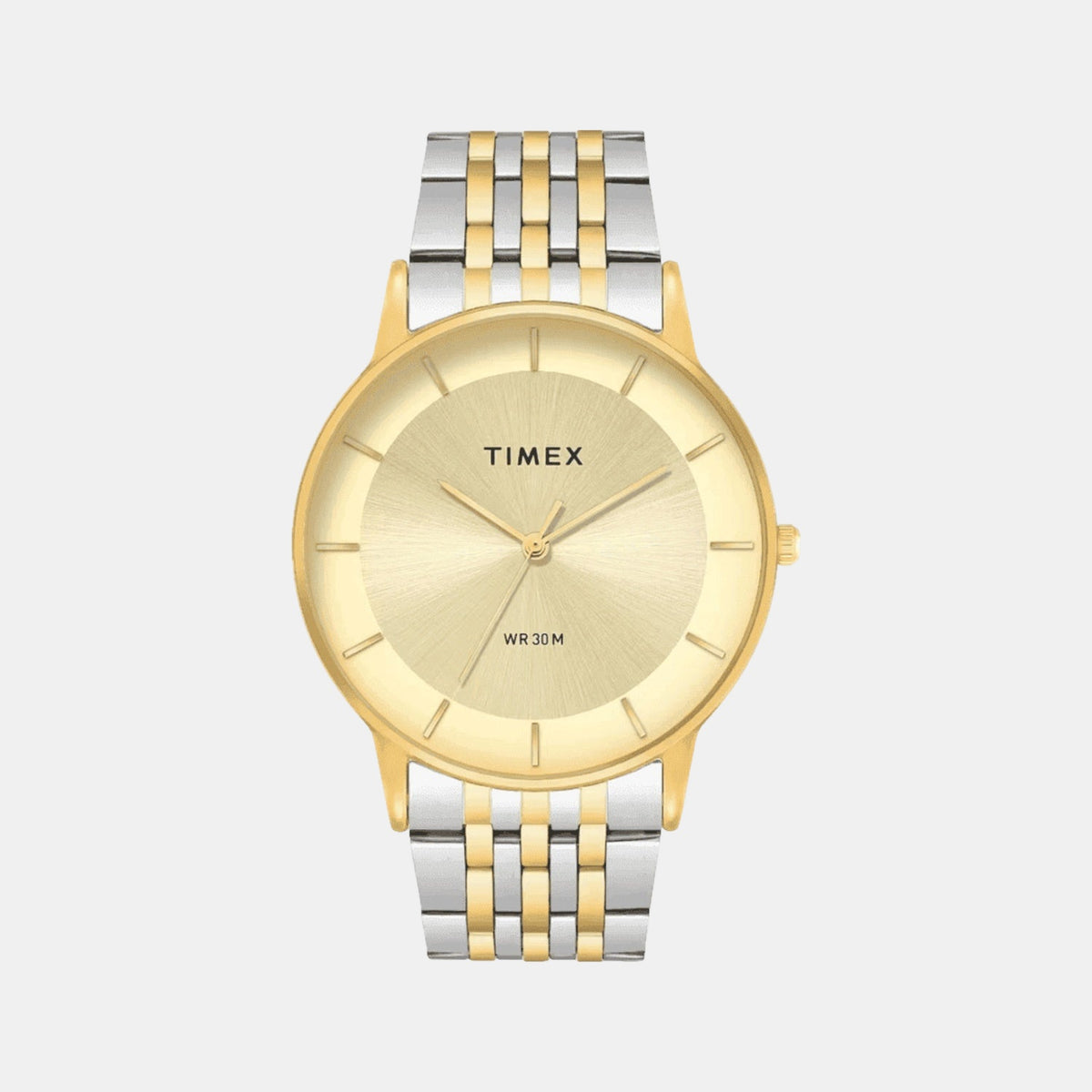 Trendline Men Quartz Champagne Dial Analog Stainless Steel Watch TWTG12002