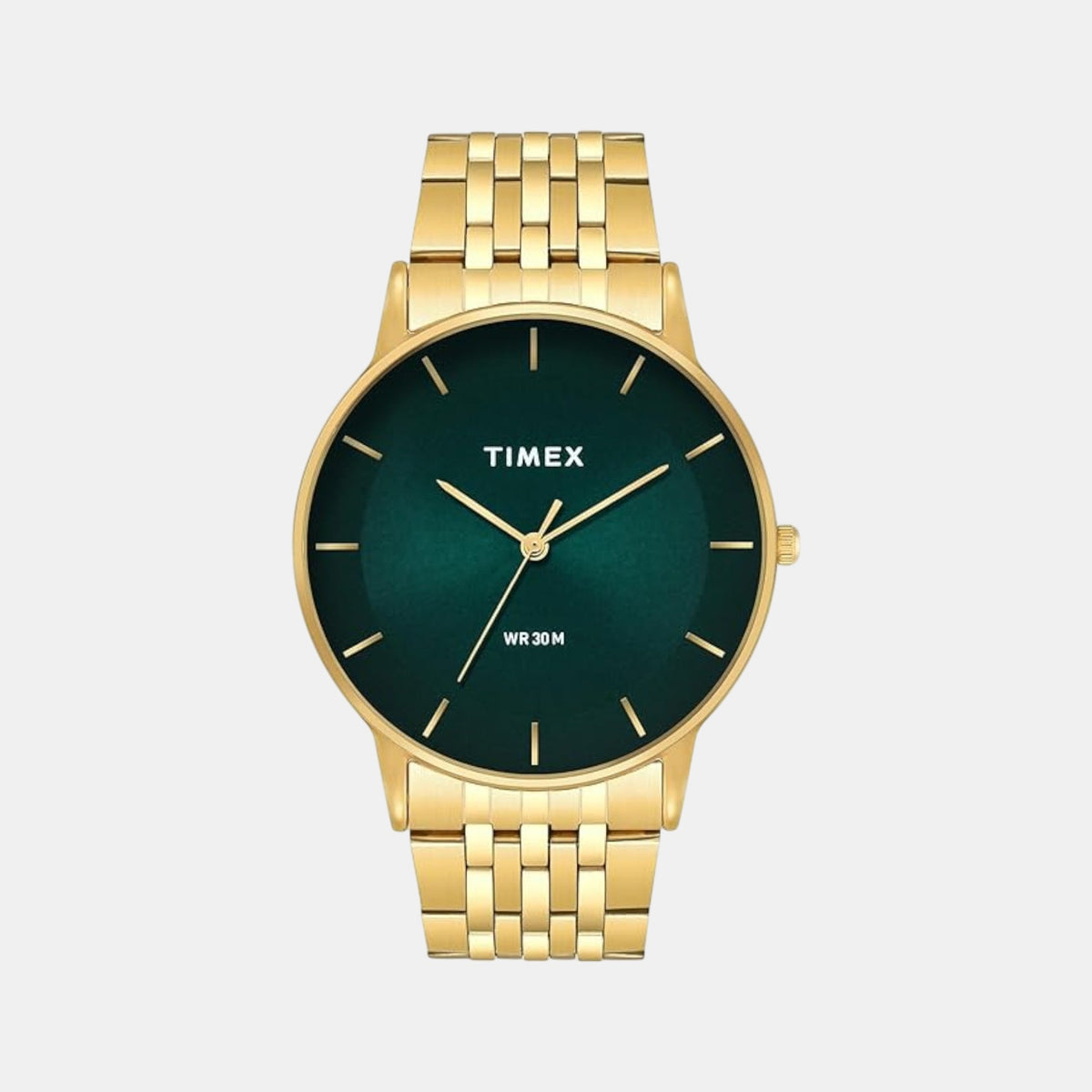 Trendline Men Quartz Green Dial Analog Stainless Steel Watch TWTG12004