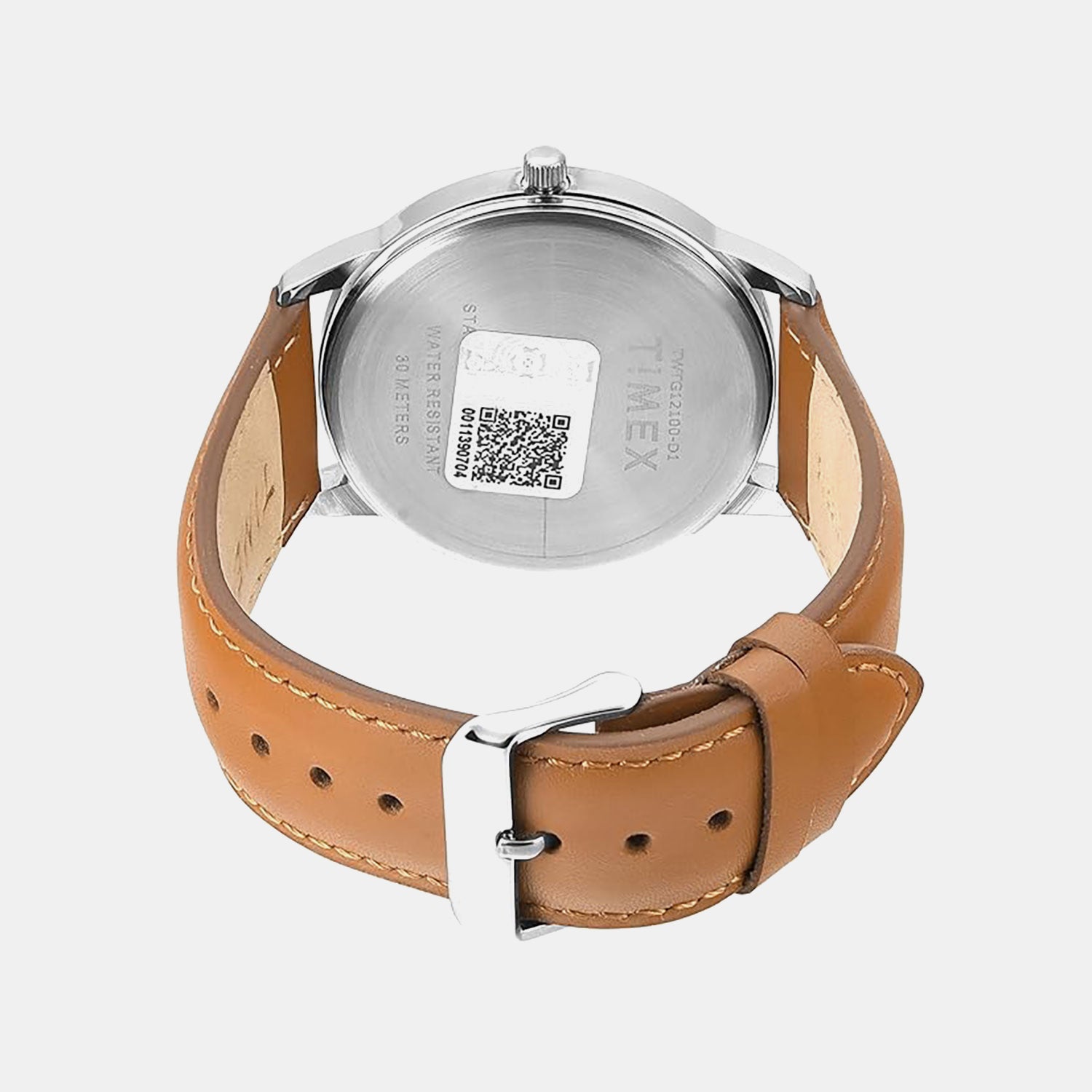 Classics Men Quartz Champagne Dial Analog Leather Watch TWTG12100