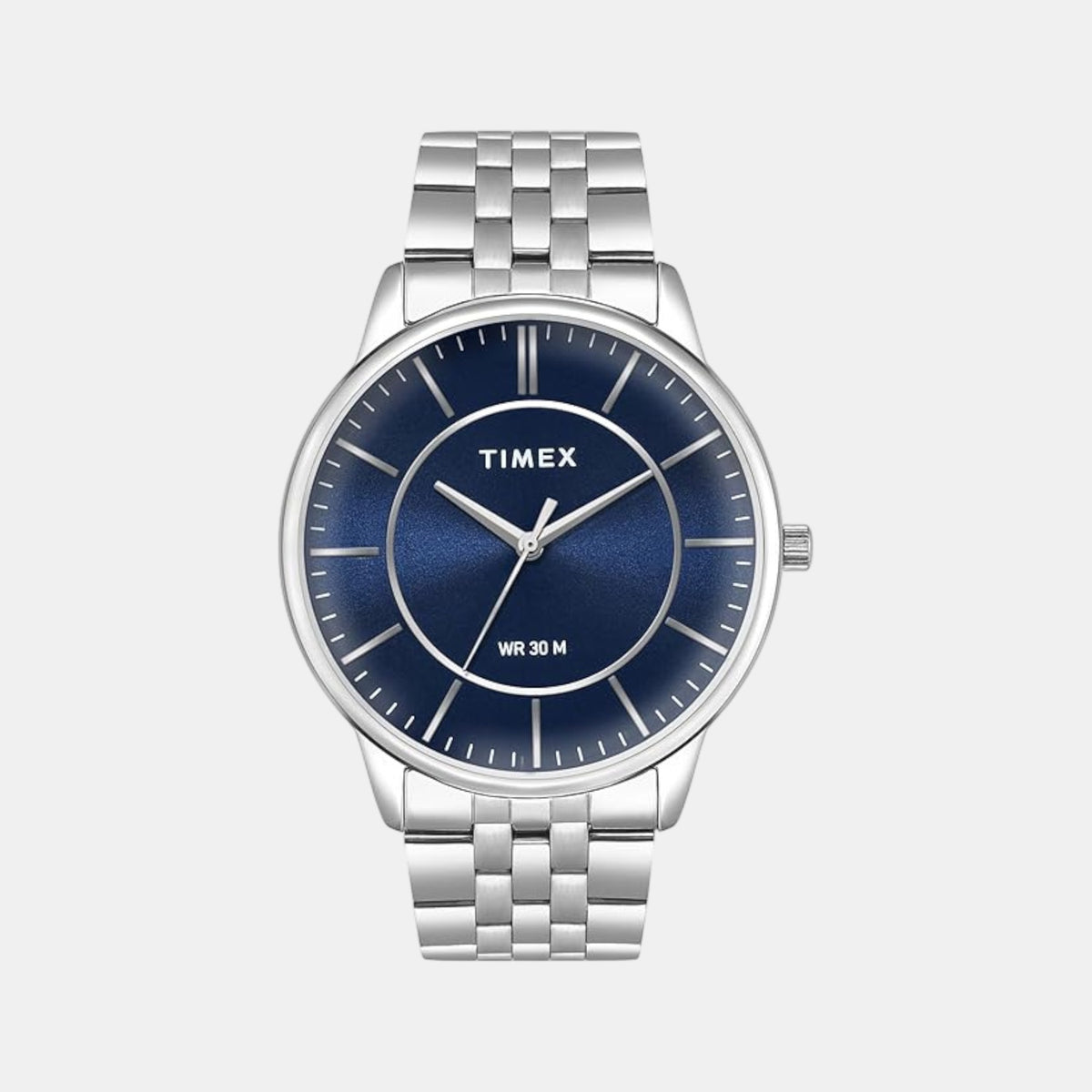 Trendline Men Quartz Blue Dial Analog Stainless Steel Watch TWTG12102