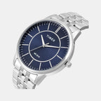 Classics Men Quartz Blue Dial Analog Stainless Steel Watch TWTG12102