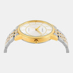 Classics Men Quartz Silver Dial Analog Stainless Steel Watch TWTG12103