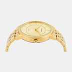 Trendline Men Quartz Champagne Dial Analog Stainless Steel Watch TWTG12104