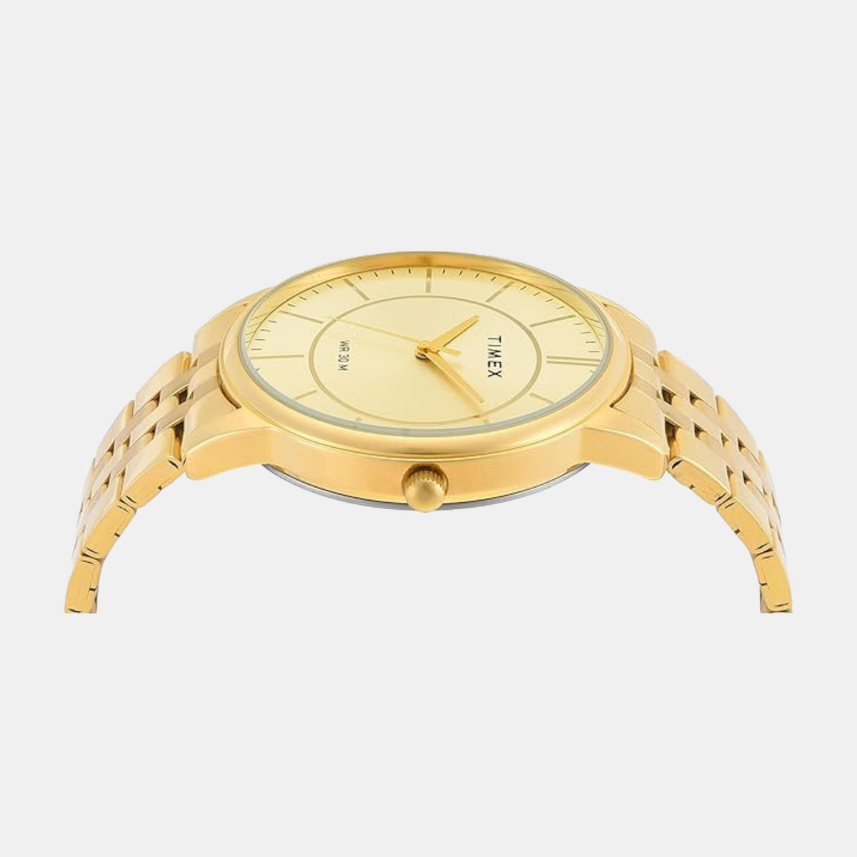 Trendline Men Quartz Champagne Dial Analog Stainless Steel Watch TWTG12104