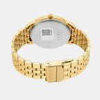 Trendline Men Quartz Champagne Dial Analog Stainless Steel Watch TWTG12104