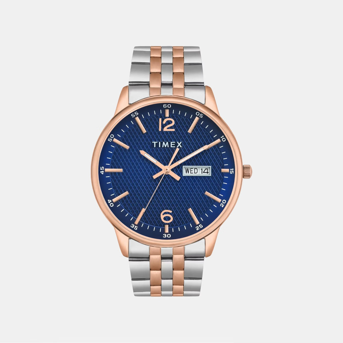 Trendline Men Quartz Blue Dial Analog Stainless Steel Watch TWTG12110