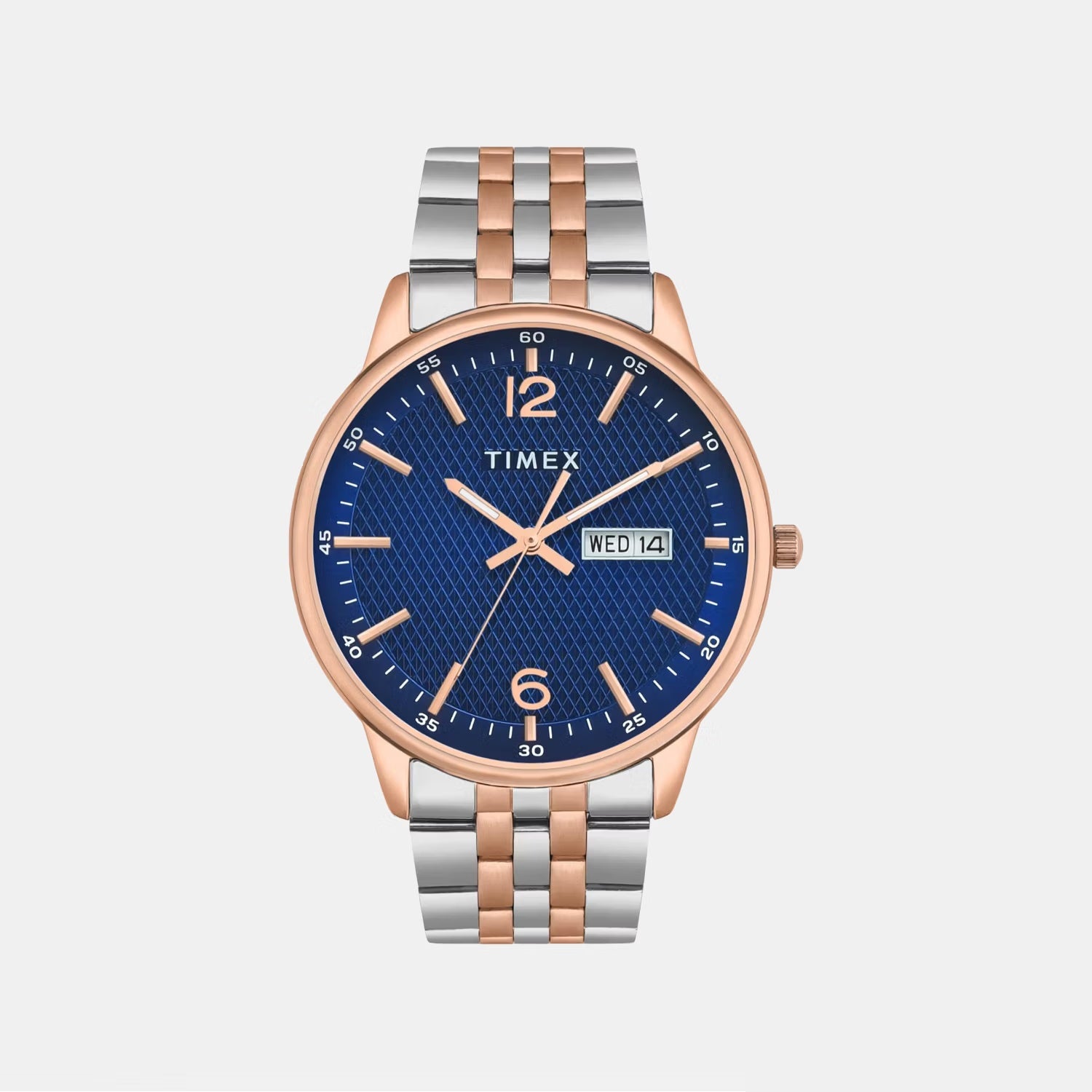 Trendline Men Quartz Blue Dial Analog Stainless Steel Watch TWTG12110