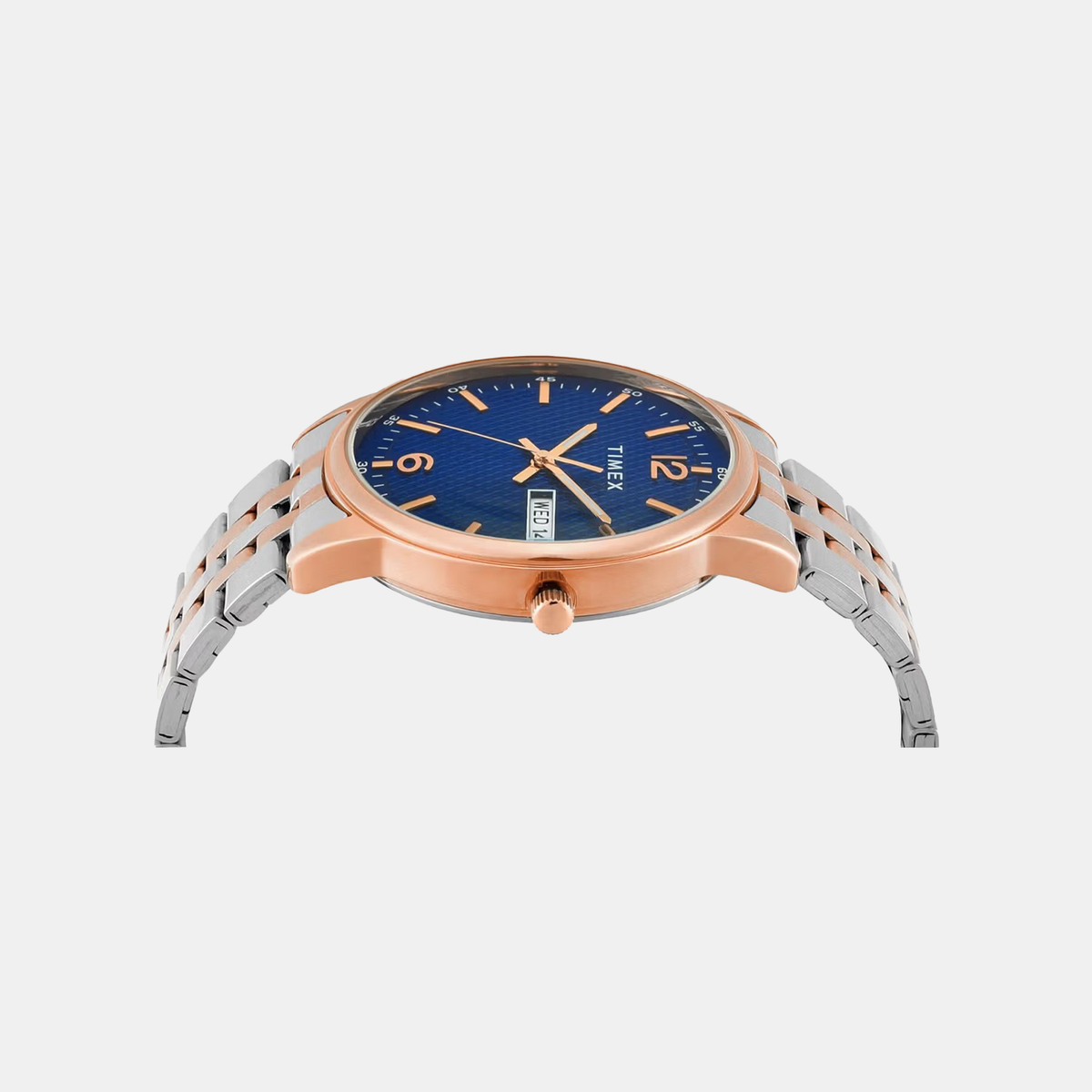 Trendline Men Quartz Blue Dial Analog Stainless Steel Watch TWTG12110