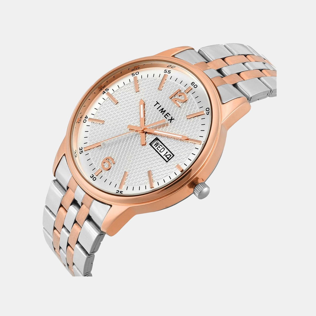 Trendline Men Quartz Silver Dial Analog Stainless Steel Watch TWTG12111