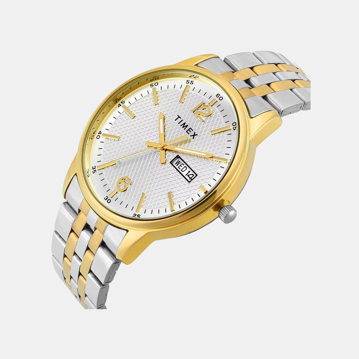 Trendline Men Quartz Silver Dial Analog Stainless Steel Watch TWTG12112