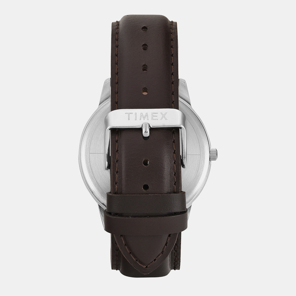 Trendline Men Quartz Blue Dial Analog Leather Watch TWTG12113