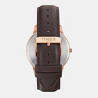 Trendline Men Quartz Brown Dial Analog Leather Watch TWTG12114