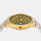 Trendline Men Quartz Green Dial Analog Stainless Steel Watch TWTG12115