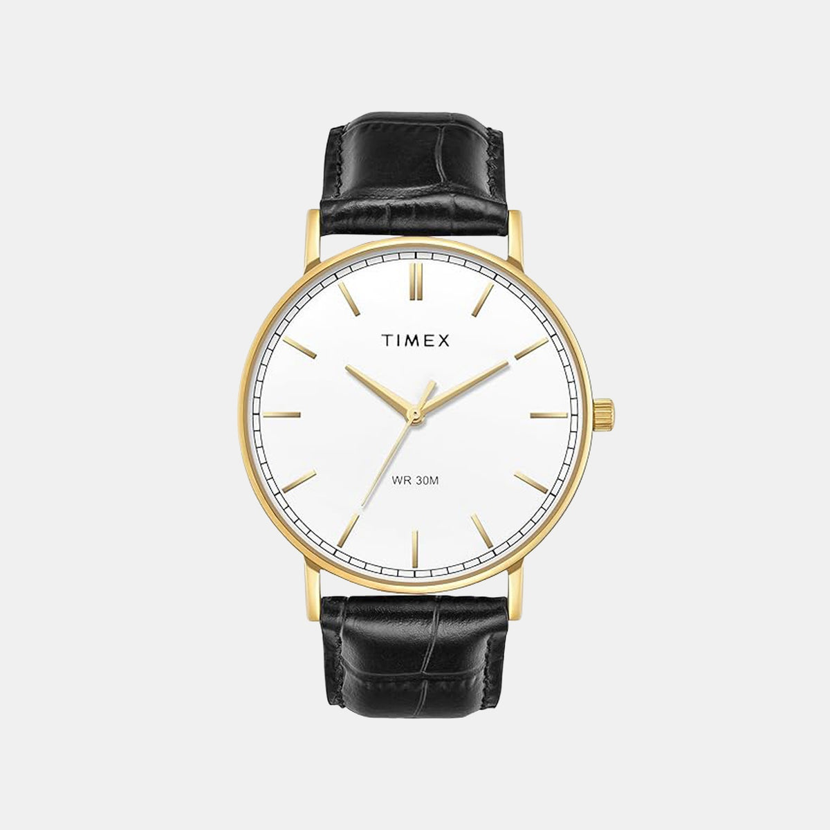 Trendline Men Quartz White Dial Analog Leather Watch TWTG12200