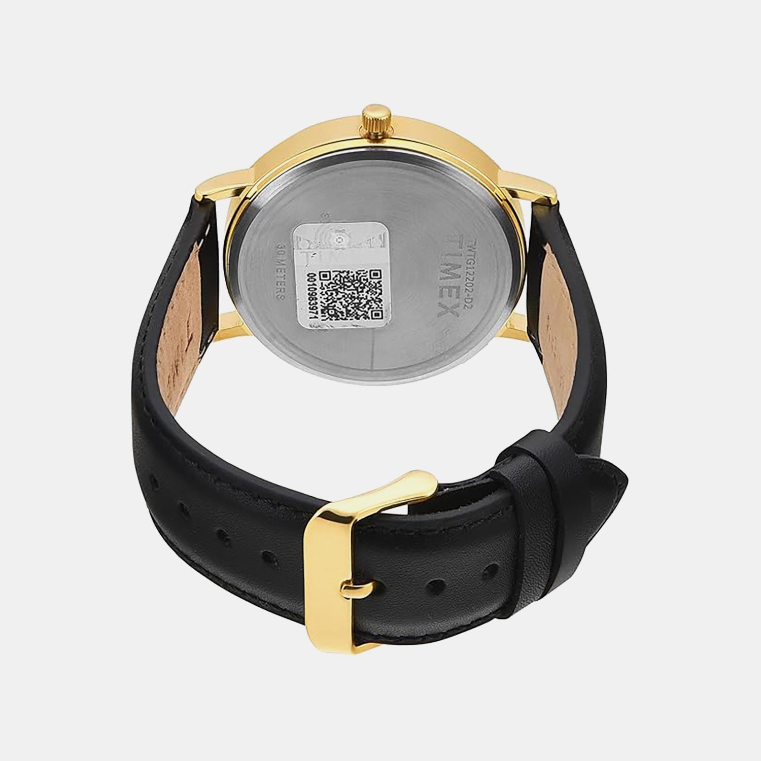 Classics Men Quartz White Dial Analog Leather Watch TWTG12202