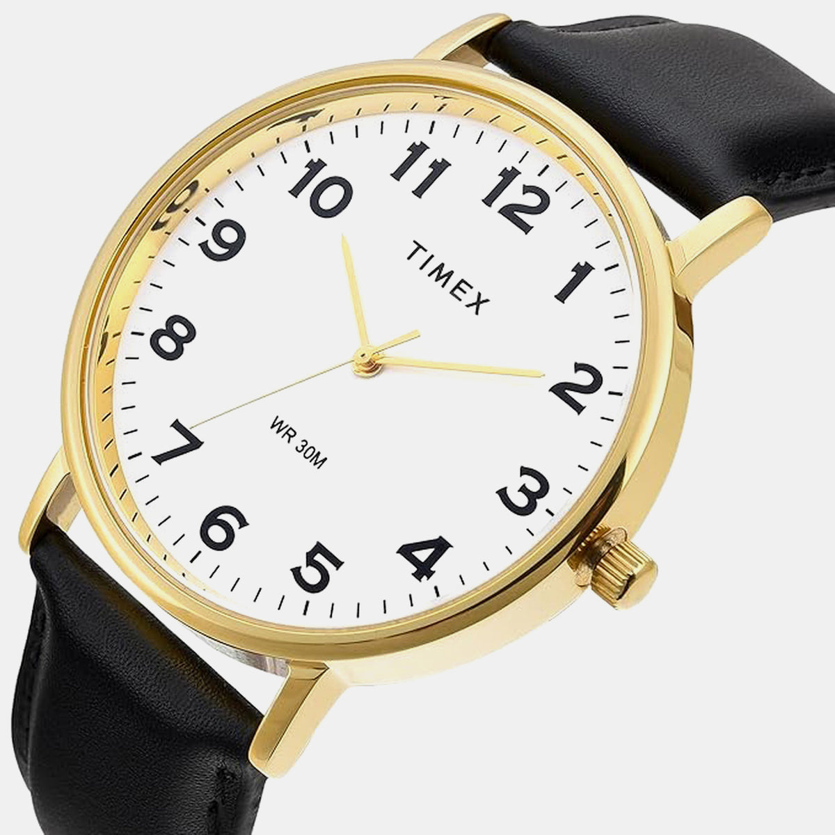 Trendline Men Quartz White Dial Analog Leather Watch TWTG12202