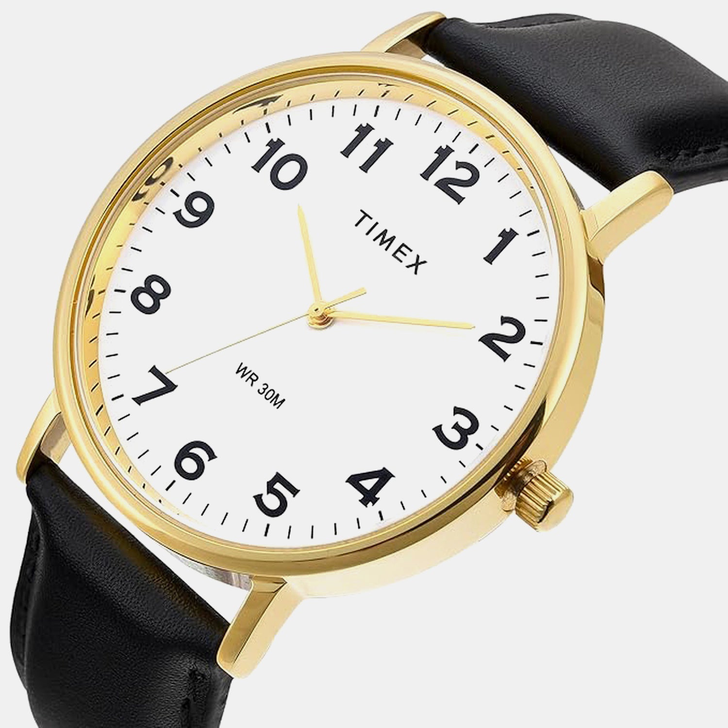 Classics Men Quartz White Dial Analog Leather Watch TWTG12202