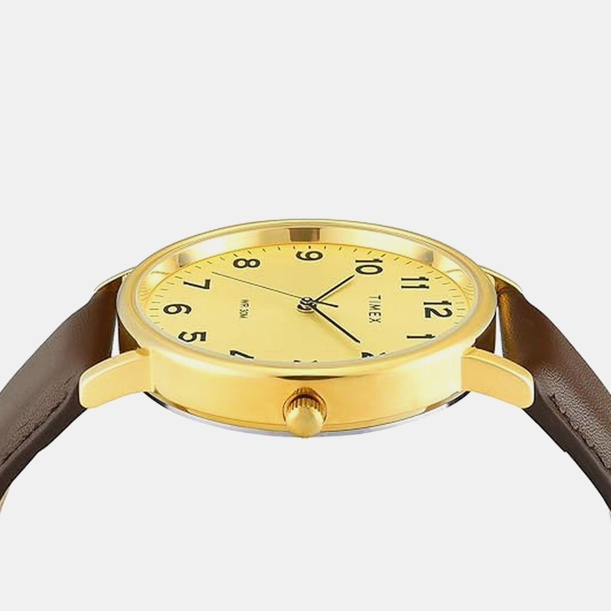 Trendline Men Quartz Champagne Dial Analog Leather Watch TWTG12203