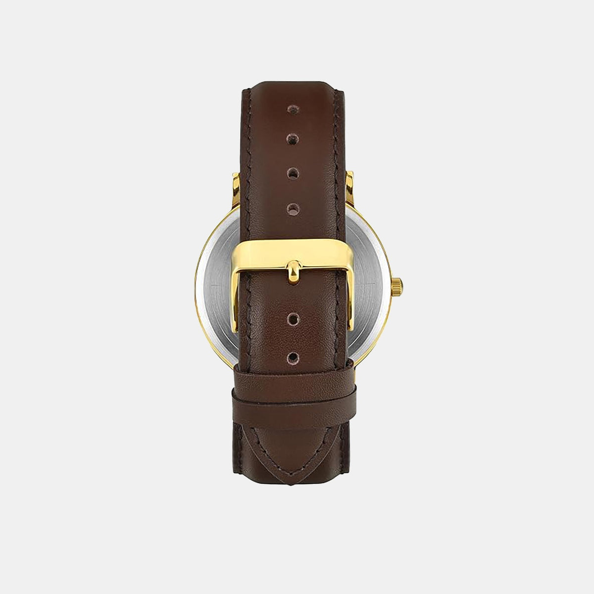 Trendline Men Quartz Champagne Dial Analog Leather Watch TWTG12203
