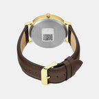 Classics Men Quartz Champagne Dial Analog Leather Watch TWTG12203