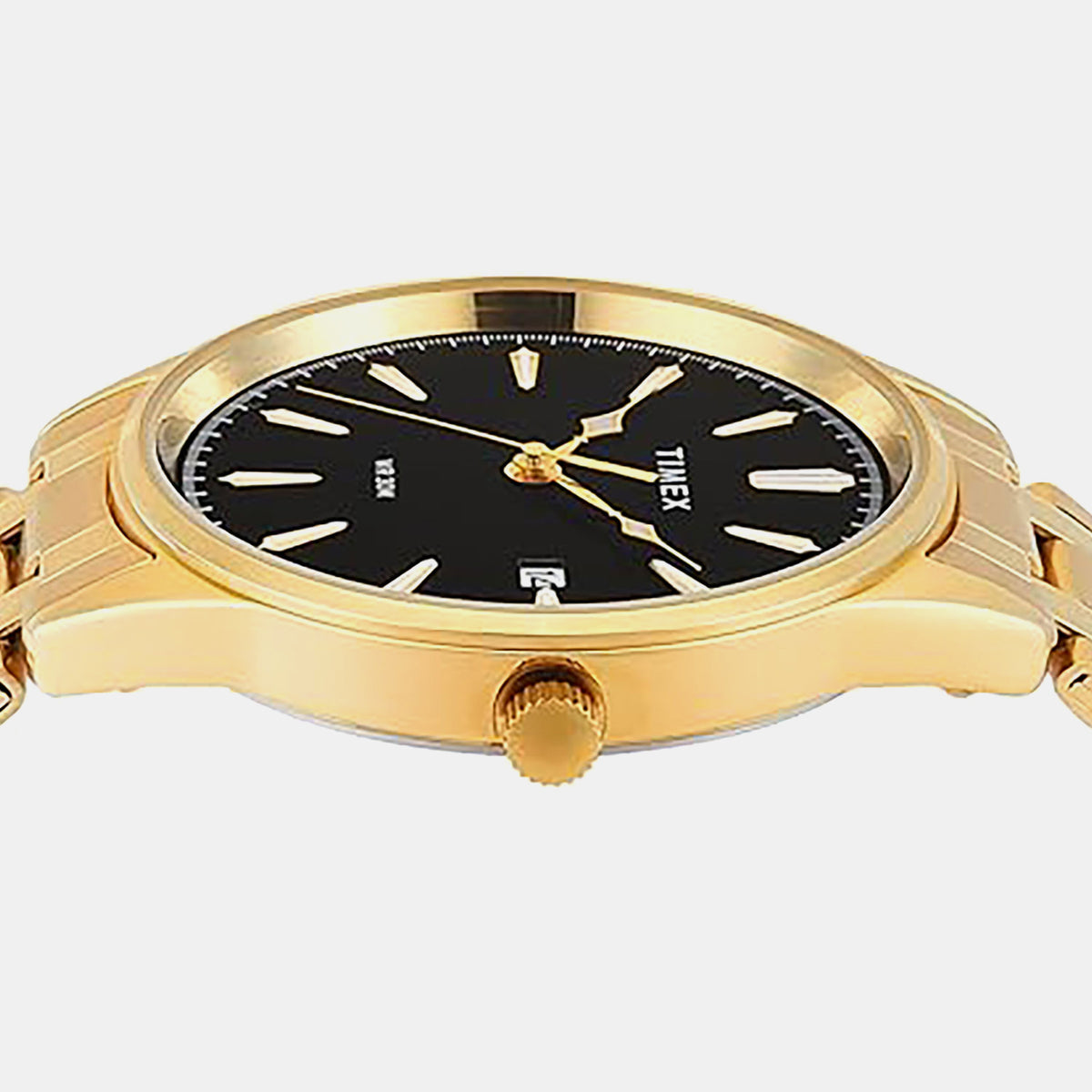 Trendline Men Quartz Black Dial Analog Stainless Steel Watch TWTG12602