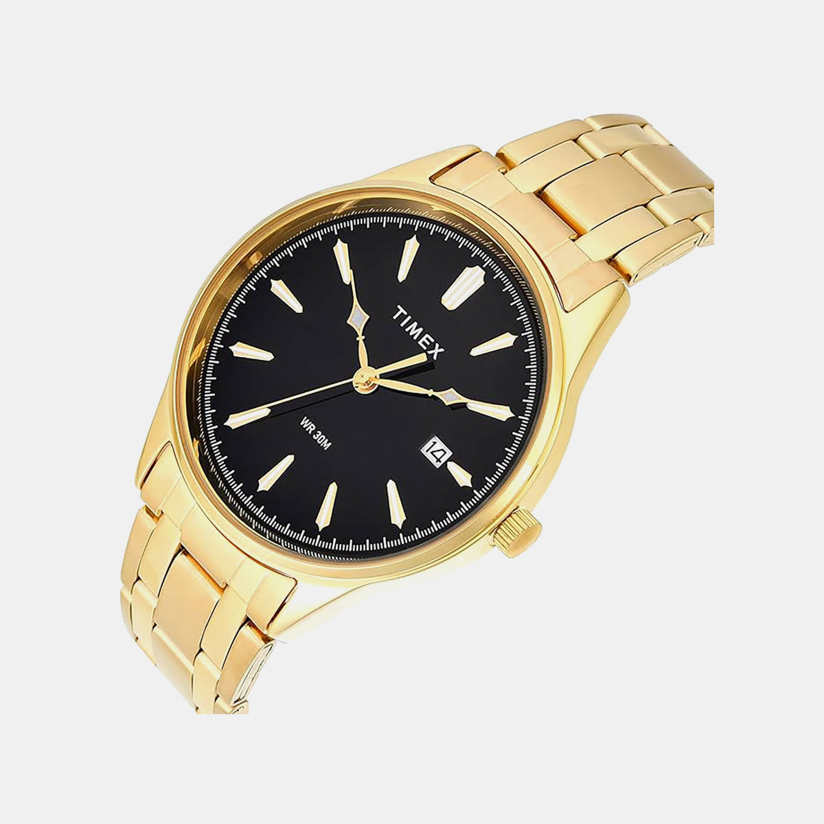 Trendline Men Quartz Black Dial Analog Stainless Steel Watch TWTG12602
