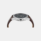 Fashion Men Quartz Green Dial Analog Leather Watch TWTG12700