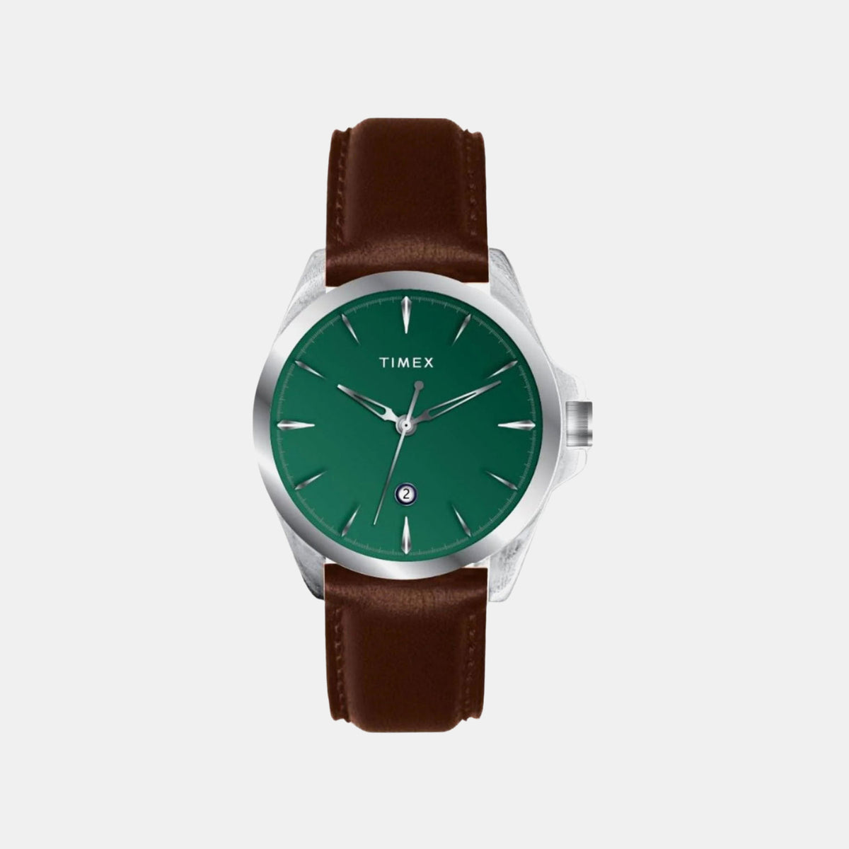 Trendline Men Quartz Green Dial Analog Leather Watch TWTG12700