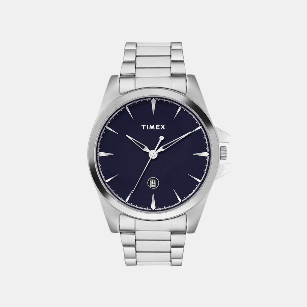 Trendline Men Quartz Blue Dial Analog Stainless Steel Watch TWTG12701