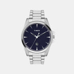 Trendline Men Quartz Blue Dial Analog Stainless Steel Watch TWTG12701