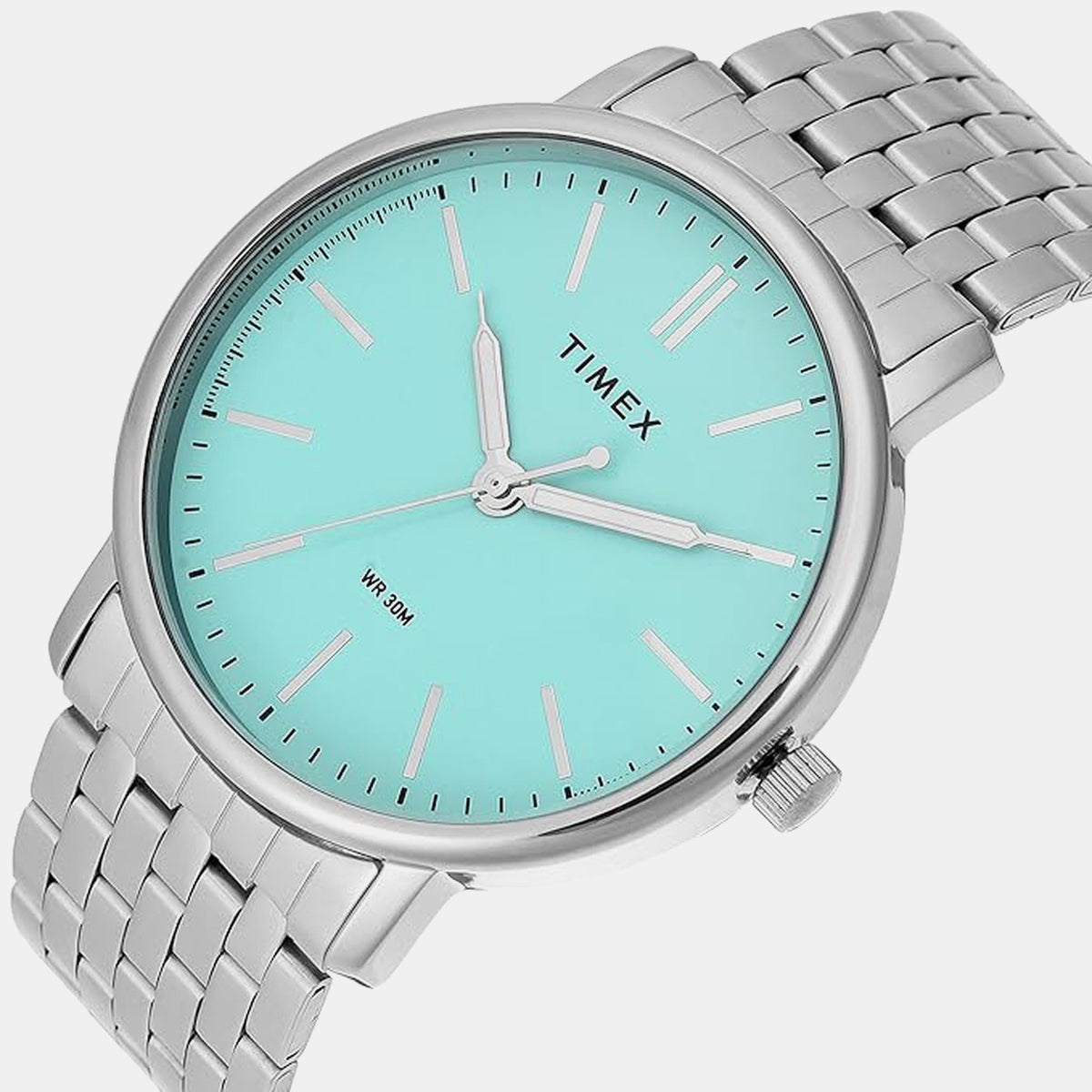 Trendline Men Quartz Blue Dial Analog Stainless Steel Watch TWTG12800