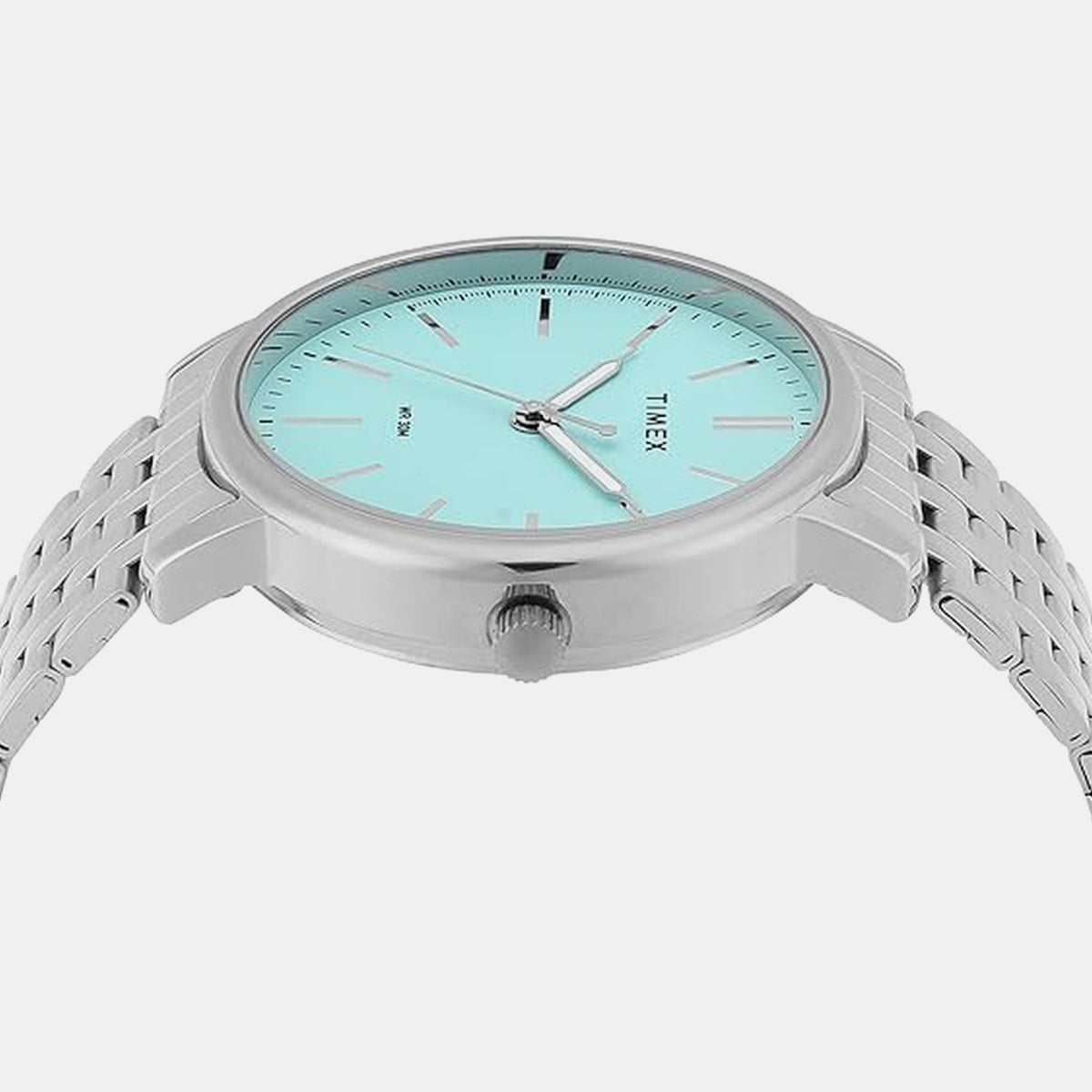 Trendline Men Quartz Blue Dial Analog Stainless Steel Watch TWTG12800