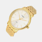 Fashion Men Quartz Champagne Dial Analog Stainless Steel Watch TWTG12802