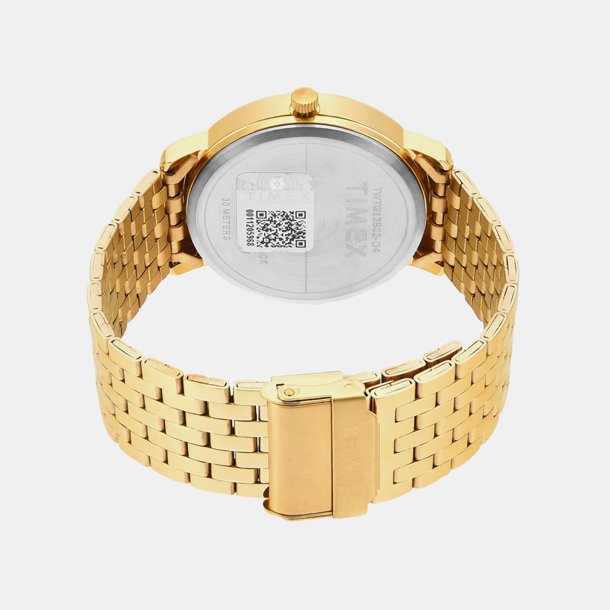 Trendline Men Quartz Champagne Dial Analog Stainless Steel Watch TWTG12802