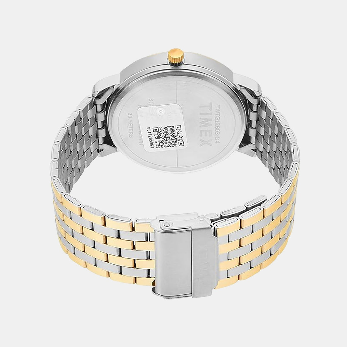 Trendline Men Quartz White Dial Analog Stainless Steel Watch TWTG12803