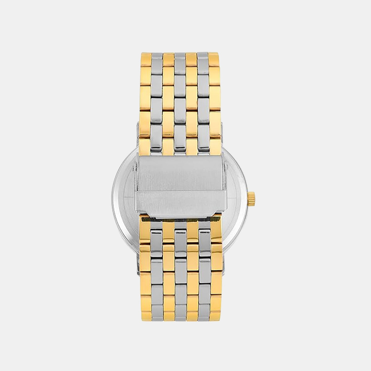 Trendline Men Quartz White Dial Analog Stainless Steel Watch TWTG12803