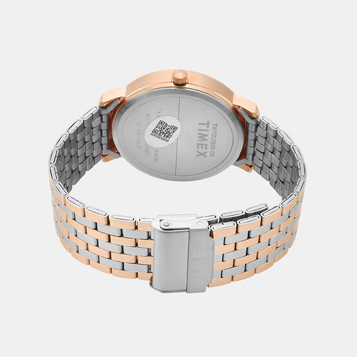 Trendline Men Quartz Silver Dial Multi-Function Stainless Steel Watch TWTG12805