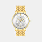 Trendline Men Quartz Silver Dial Multi-Function Stainless Steel Watch TWTG12807