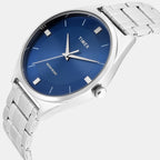 Trendline Men Quartz Blue Dial Analog Stainless Steel Watch TWTG14600T