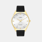 Trendline Men Quartz Silver Dial Analog Leather Watch TWTG14602T