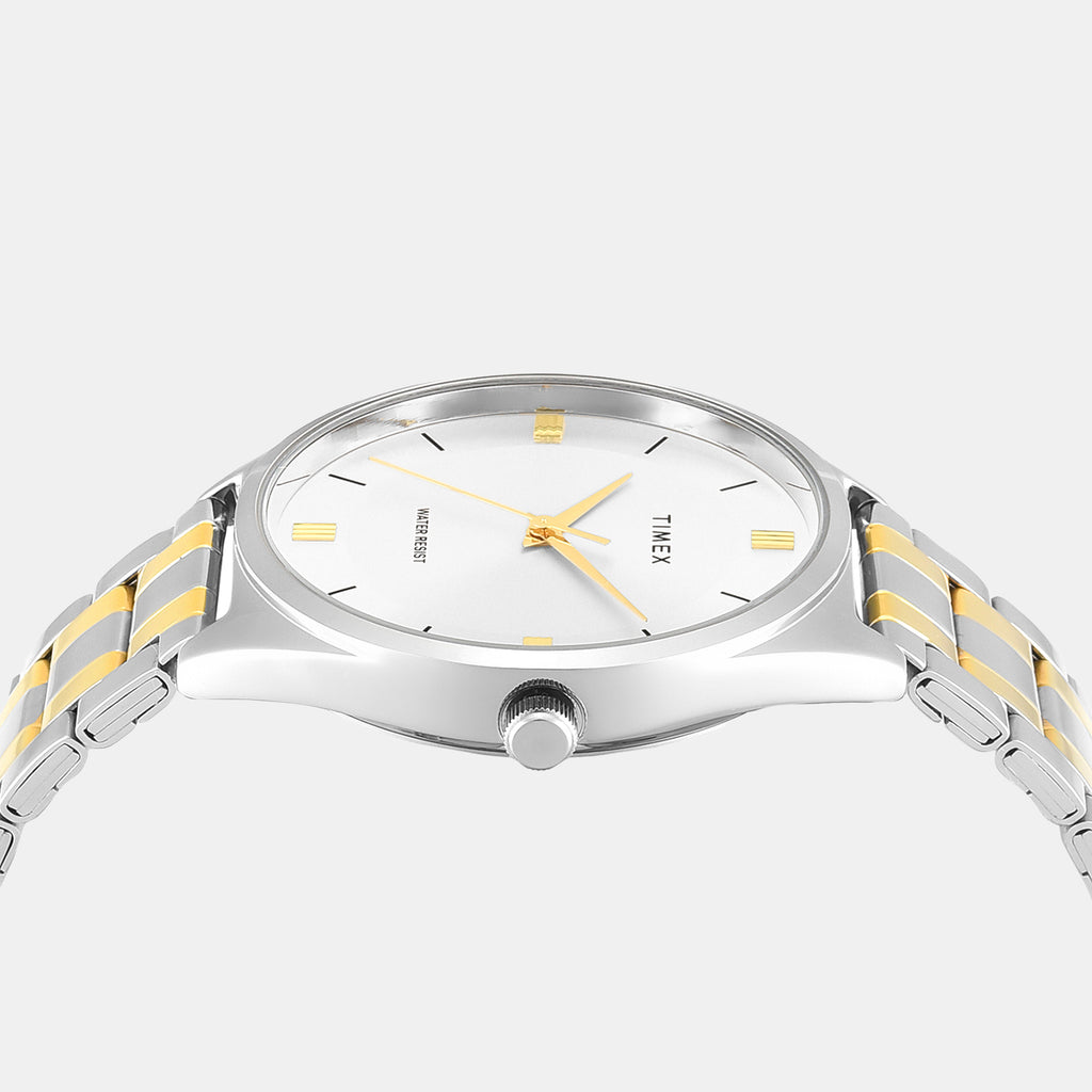 Trendline Men Quartz Silver Dial Analog Stainless Steel Watch TWTG14603T