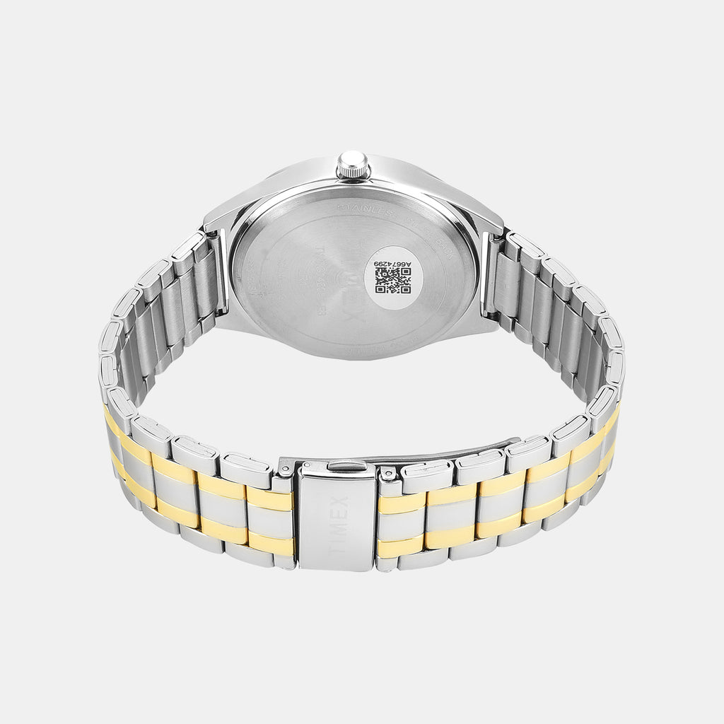 Trendline Men Quartz Silver Dial Analog Stainless Steel Watch TWTG14603T