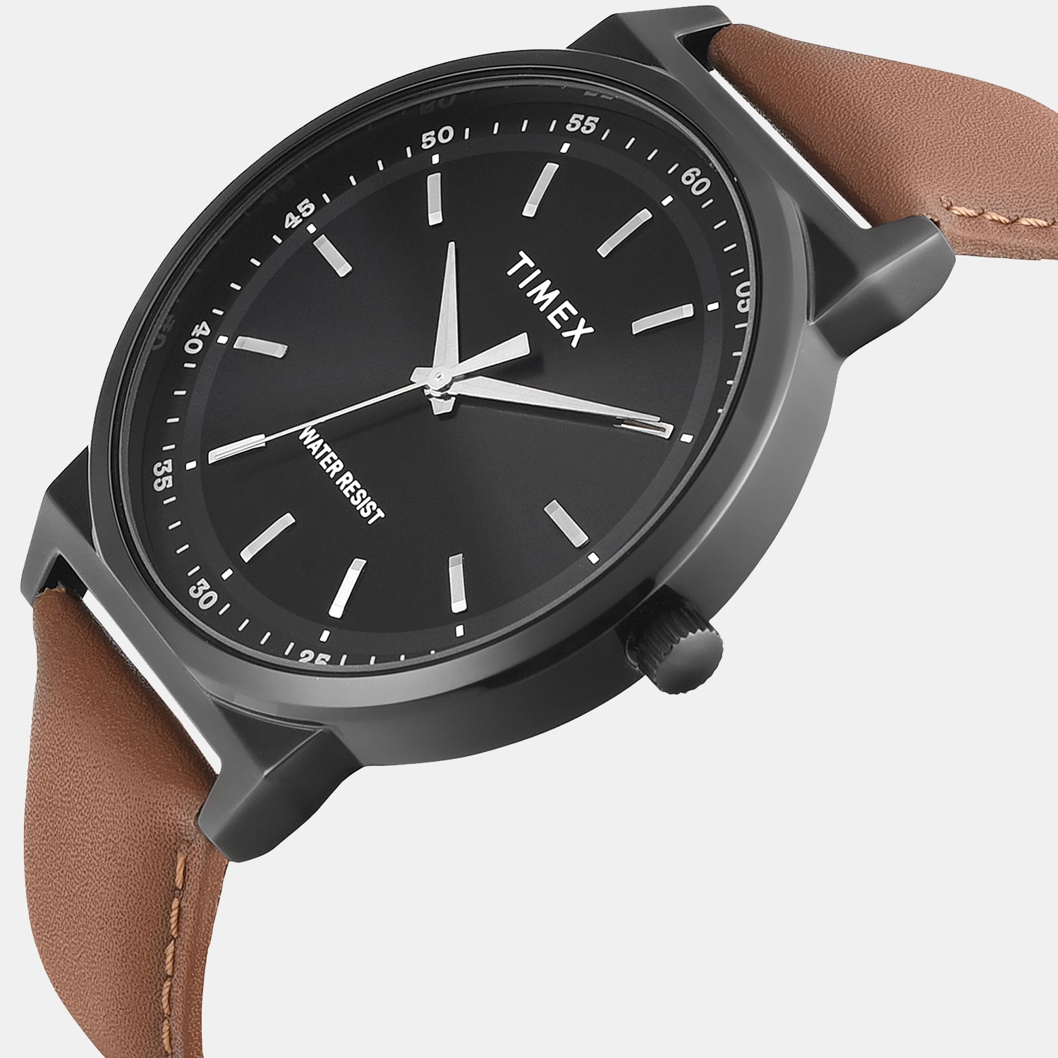 Trendline Men Quartz Black Dial Analog Leather Watch TWTG14700T
