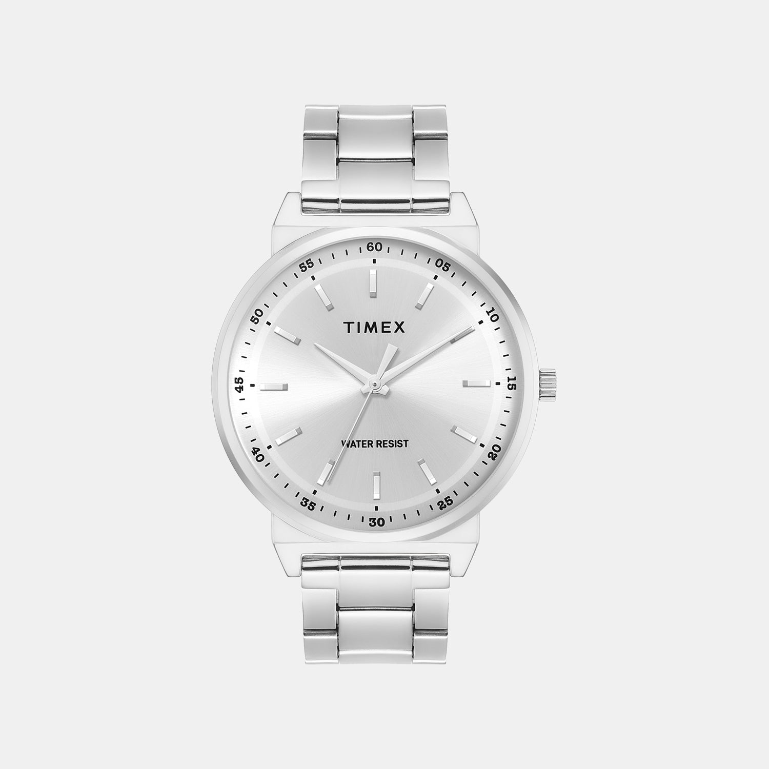 Trendline Men Quartz Silver Dial Analog Stainless Steel Watch TWTG14701T