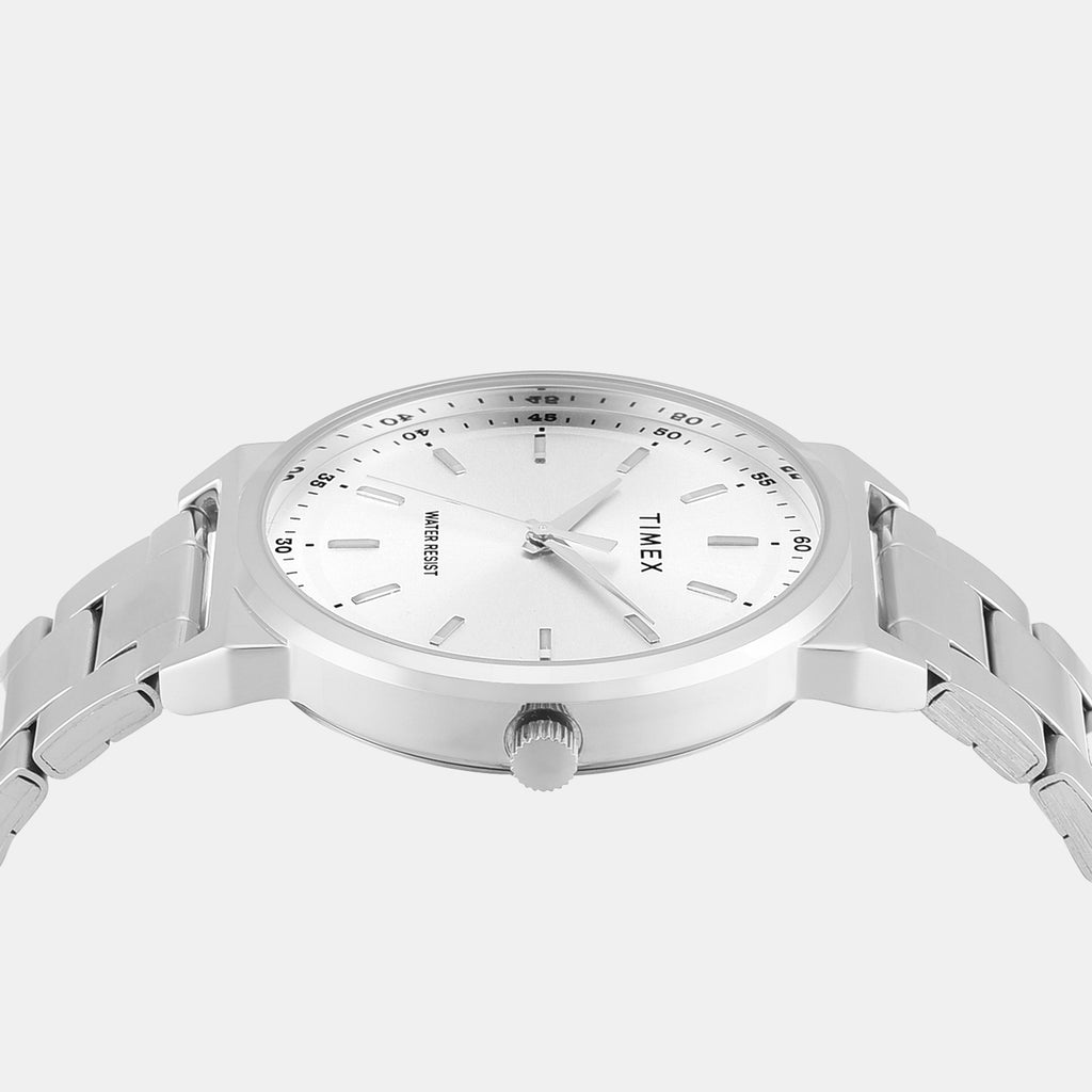 Trendline Men Quartz Silver Dial Analog Stainless Steel Watch TWTG14701T