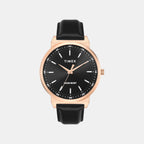 Trendline Men Quartz Black Dial Analog Leather Watch TWTG14702T